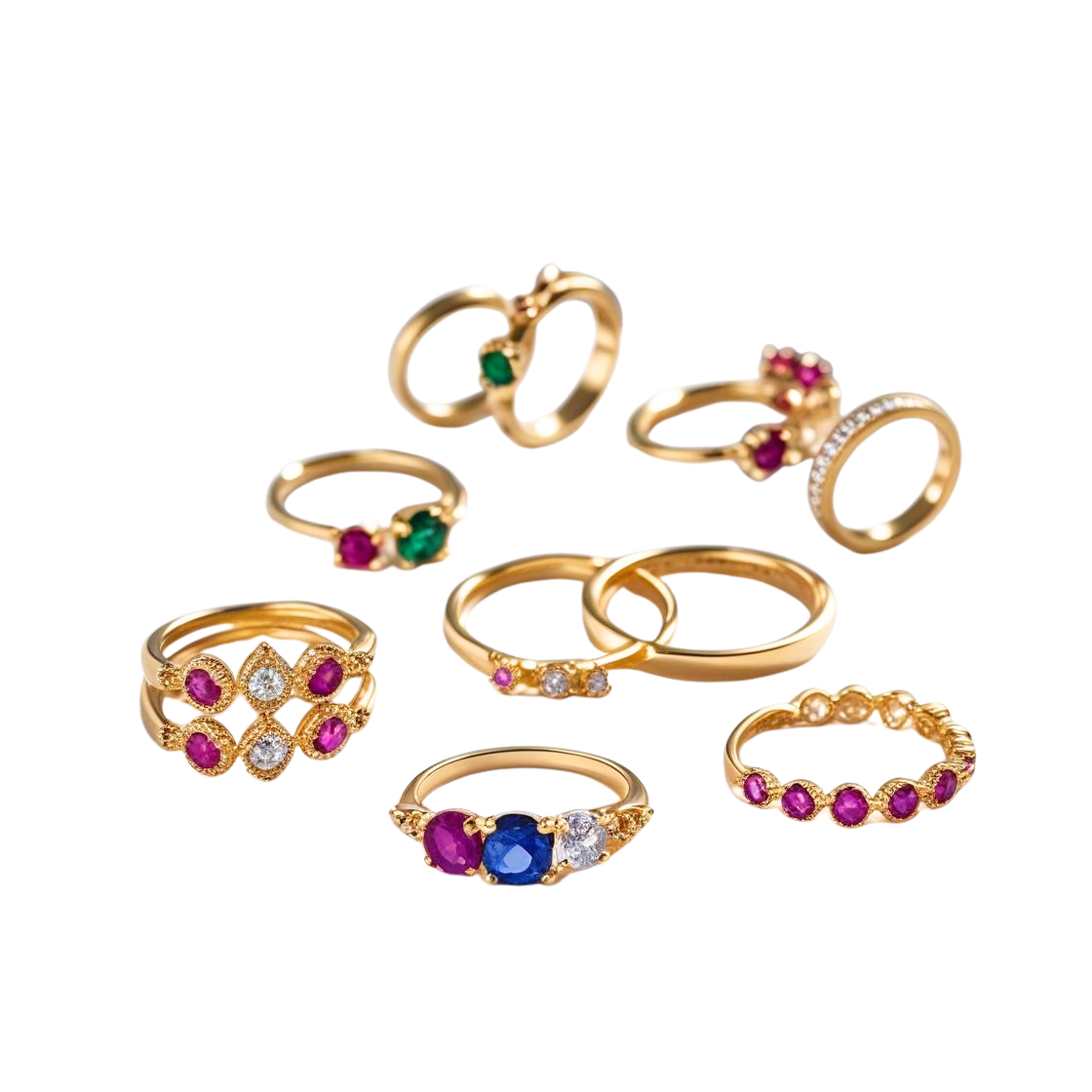 Goldene Ringe, golden rings