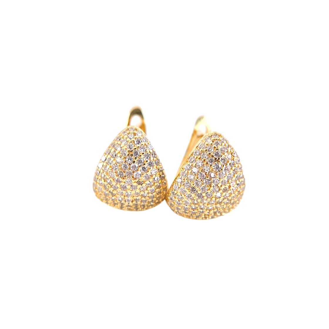 Goldene Ohrringe, golden Earrings