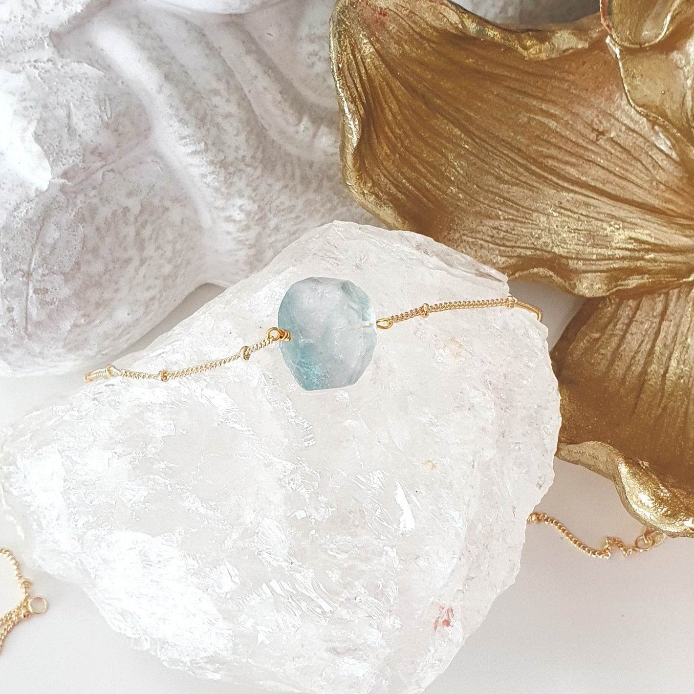 Green Fluorite Necklace, Florit Halskette, Florit Anhänger Kette, Kette mit Edelstein Anhänger grün Florit goldene Halskette mit Fluorit Edelstein Anhänger  Natursteinen Fluorite Golkette