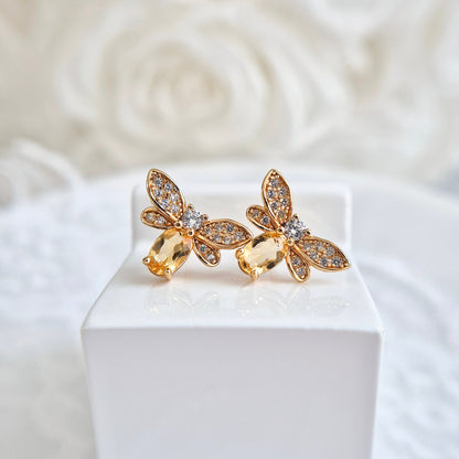 Bienen Ohrstecker, Bee stud earrings, silver earrings gold-plated, silber ohrringe vergoldet, Schmuck, Ohrringe, ohrstecker, jewelry, jewellery, earrings, studs, orecchini, boucles doreilles, boucles, puces, goldene ohrringe, tier ohrstecker, insekt schmuck, Bienen Schmuck, bee jewelry, damenohrringe, schmuck für sie, gift for her, birthday gift, jewelry present