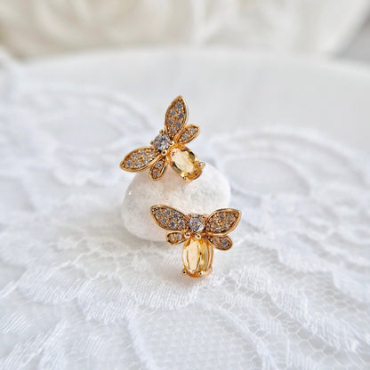 Bienen Ohrstecker, Bee stud earrings, silver earrings gold-plated, silber ohrringe vergoldet, Schmuck, Ohrringe, ohrstecker, jewelry, jewellery, earrings, studs, orecchini, boucles doreilles, boucles, puces, goldene ohrringe, tier ohrstecker, insekt schmuck, Bienen Schmuck, bee jewelry, damenohrringe, schmuck für sie, gift for her, birthday gift, jewelry present