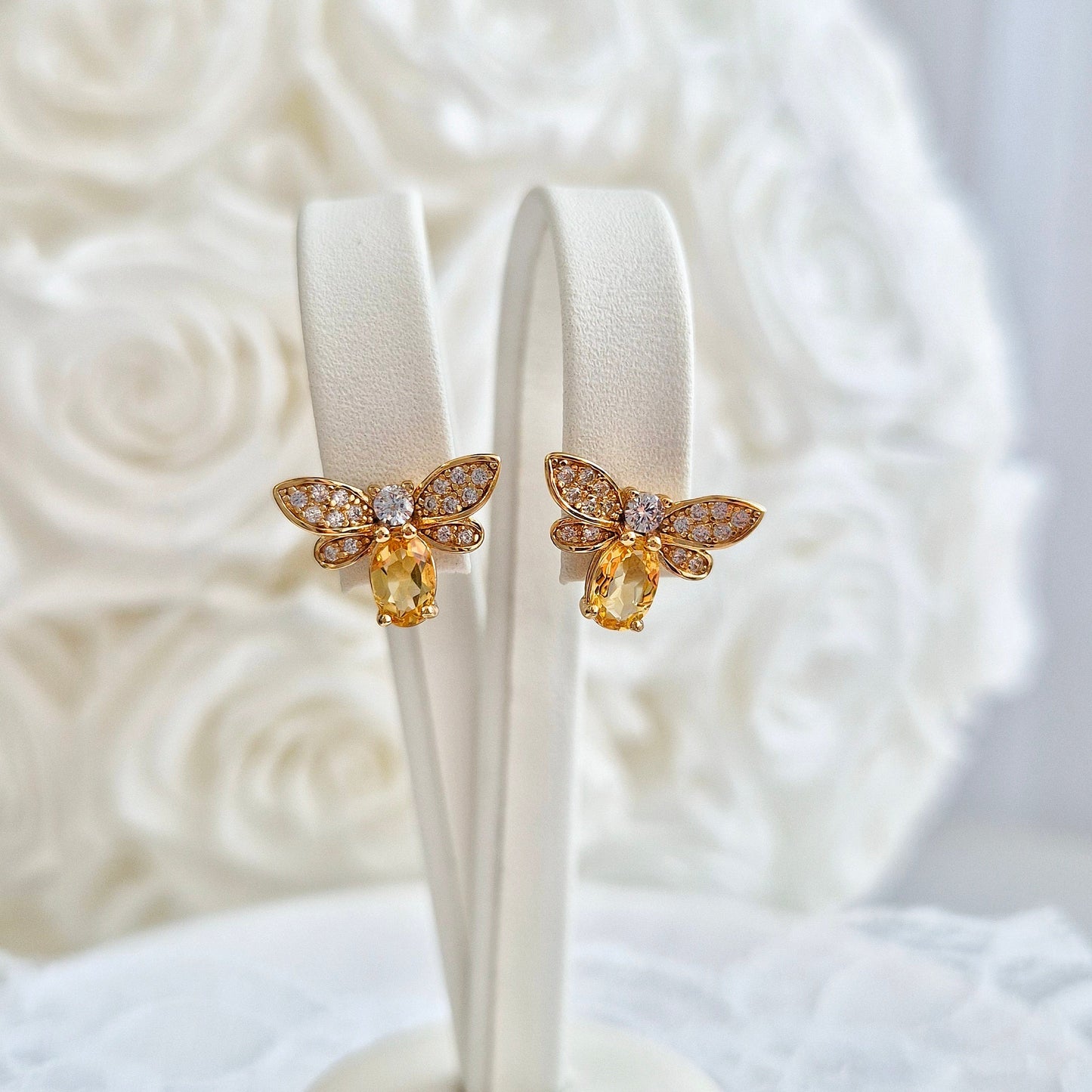 Bienen Ohrstecker, Bee stud earrings, silver earrings gold-plated, silber ohrringe vergoldet, Schmuck, Ohrringe, ohrstecker, jewelry, jewellery, earrings, studs, orecchini, boucles doreilles, boucles, puces, goldene ohrringe, tier ohrstecker, insekt schmuck, Bienen Schmuck, bee jewelry, damenohrringe, schmuck für sie, gift for her, birthday gift, jewelry present