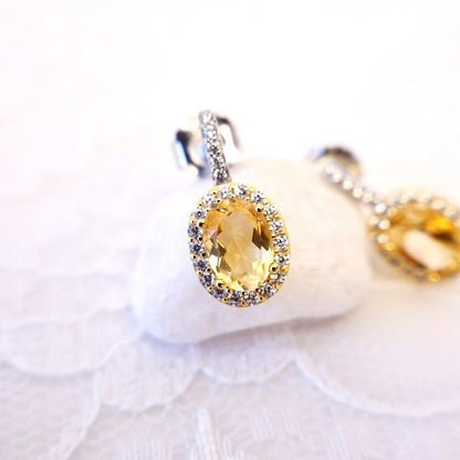 Citrin Ohrringe, Citrine Earrings, Citrin Ohrstecker, Citrine stud earrings, Citrin Schmuck kaufen, Zitrin Ohrringe, gelbe Ohrringe, yellow earrings, gold earrings, gemstone earrings, Edelstein Ohrringe
