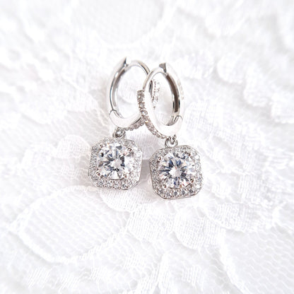 Dangle Huggies, Huggie Ohrringe mit Anhänger, boucles d'oreilles, orecchini