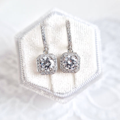 Dangle Huggies, Huggie Ohrringe mit Anhänger, boucles d'oreilles, orecchini
