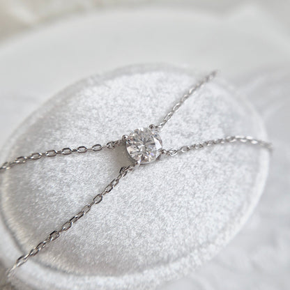 Moissanite bracelet, Moissanit Armband, Moissanite jewelry, solitaire bracelet, Solitär Armband, Damenkette, Armband, Hochzeitsschmuck, wedding jewelry, jewellery gift, for her, birthday gift girl friend, anniversary present, silver jewelry, elegant bracelet, Armband, bracciale, Schmuck, bijou, accessoire, gioielli, bridesmaid gift, Schmuck für Hochzeit