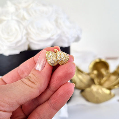 Pavé Ohrringe, Pavé earrings, Boucles doreilles pavé, Orecchini pavé, Gold Ohrringe, goldene Ohrringe, Goldene Creolen, Ohrringe, Creolen, golden Earrings, gold earrings, boucles doreed plaque dor, boucles doreilles, orecchini, huggie hoop earrings, hoop earrings, earrings, orecchini dorata