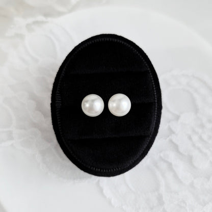 Perlen Ohrstecker, Pearl stud earrings, Pearl earrings, 6 mm, 8 mm, Perlen Ohrringe, Perlenohrringe, Ohrstecker, Ohrringe, Damenohrringe, Damenschmuck, Perlen Schmuck, Pearl Jewelry, Mabe pearl earrings, shell pearl earrings, boucles doreilles perle, orecchini, boucles, puces, orecchini a perno, Silber Ohrstecker, 925 sterling silber, sterling silver, jewelry, jewellery, bijou, bijoux, gioielli, accessoire, Schmuck