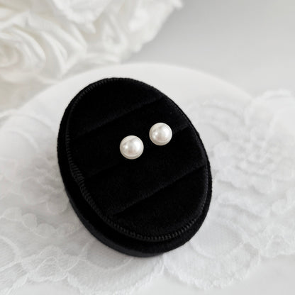 Perlen Ohrstecker, Pearl stud earrings, Pearl earrings, 6 mm, 8 mm, Perlen Ohrringe, Perlenohrringe, Ohrstecker, Ohrringe, Damenohrringe, Damenschmuck, Perlen Schmuck, Pearl Jewelry, Mabe pearl earrings, shell pearl earrings, boucles doreilles perle, orecchini, boucles, puces, orecchini a perno, Silber Ohrstecker, 925 sterling silber, sterling silver, jewelry, jewellery, bijou, bijoux, gioielli, accessoire, Schmuck