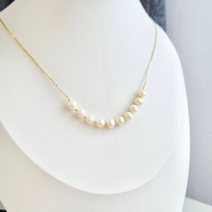 Perlen Halskette, Pearl necklace, Pearl strand necklace, Perlen Kette, Perlenkette, Halskette, Strang Perlenkette, Kette, goldene Halskette, Damenhalskette, Damenschmuck, Perlen Schmuck, Pearl Jewelry, baroqua pearl necklace, sweet water earrings, boucles collier perle, collana,  Silber Halskette, 925 sterling silber, sterling silver, jewelry, jewellery, bijou, bijoux, gioielli, accessoire, Schmuck, gold-plated, vergoldet, doree