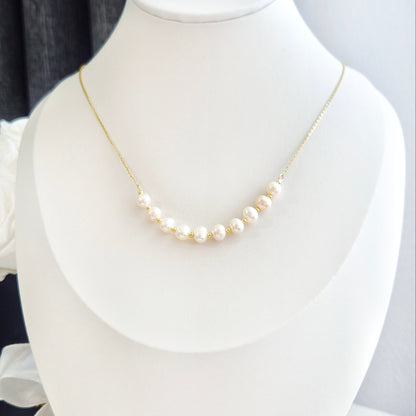 Perlen Halskette, Pearl necklace, Pearl strand necklace, Perlen Kette, Perlenkette, Halskette, Strang Perlenkette, Kette, goldene Halskette, Damenhalskette, Damenschmuck, Perlen Schmuck, Pearl Jewelry, baroqua pearl necklace, sweet water earrings, boucles collier perle, collana,  Silber Halskette, 925 sterling silber, sterling silver, jewelry, jewellery, bijou, bijoux, gioielli, accessoire, Schmuck, gold-plated, vergoldet, doree