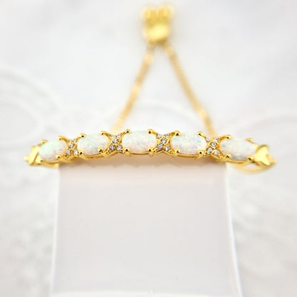 Weiss Opal Armband, White Opal Bracelet, Opal Armband, Opal Bracelet, white stone bracelet, Armband mit weissen Steinen, Edelstein Armband, Gemstone Bracelet, Goldenes Armband, golden Bracelet, Frauen Armband, bracelet for her, jewelry for her, Schmuck, Armband, Armschmuck, Bracelet, Jewelry, Bracelet Opale