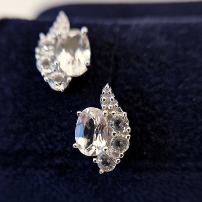 Silber Schmuckset Weisser Topas, White Topaz Jewelry set, Weiss topas Schmuckset, Topas Schmuck Set, Topaz Jewelry Set, Weiss Topas Ohrringe, Topas Ohrstecker, Weiss Topas Ring, Topas Kette, Weiss Topas Halskette, Topaz necklace, white topaz pendant necklace, white topaz ring, white topaz earrings, topaz stud earrings, silver ejwelry set, Silber Schmuck, Ring, Halskette, Necklace, Ohrringe, Ohrstecker, stud earrings