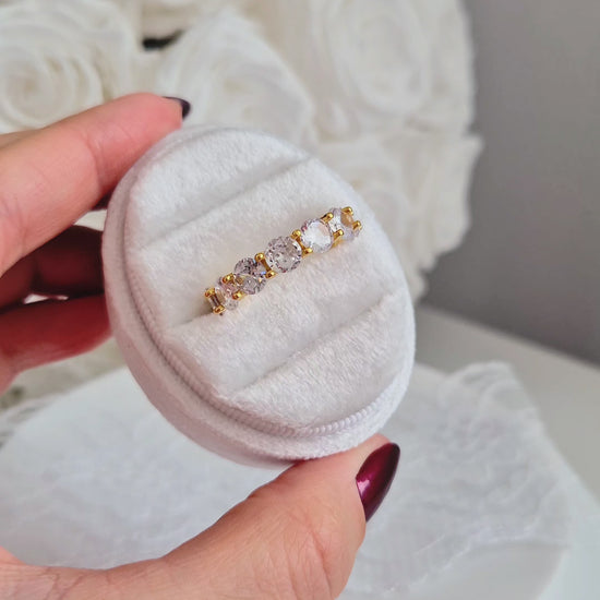 Ewigkeitsring Gold, eternity ring gold, bague, Fingerring, Damen Ring
