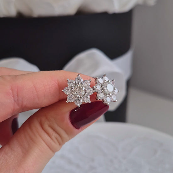 Moissanit ohrringe, Moissanite earrings, Moissanit Ohrstecker, studs, stud earrings, silver earrings, Ohrringe, Ohrstecker, Silber Ohrringe, Damenohrringe, Silberschmuck, silver jewelry, 925 sterling silver jewellery, gioielli, bijou, accessoire, bridal earrings, wedding earrings, hochzeitsschmuck, Schmuck, Diamant Ohrringe, Diamond Earrings, lab grown diamond jewelry